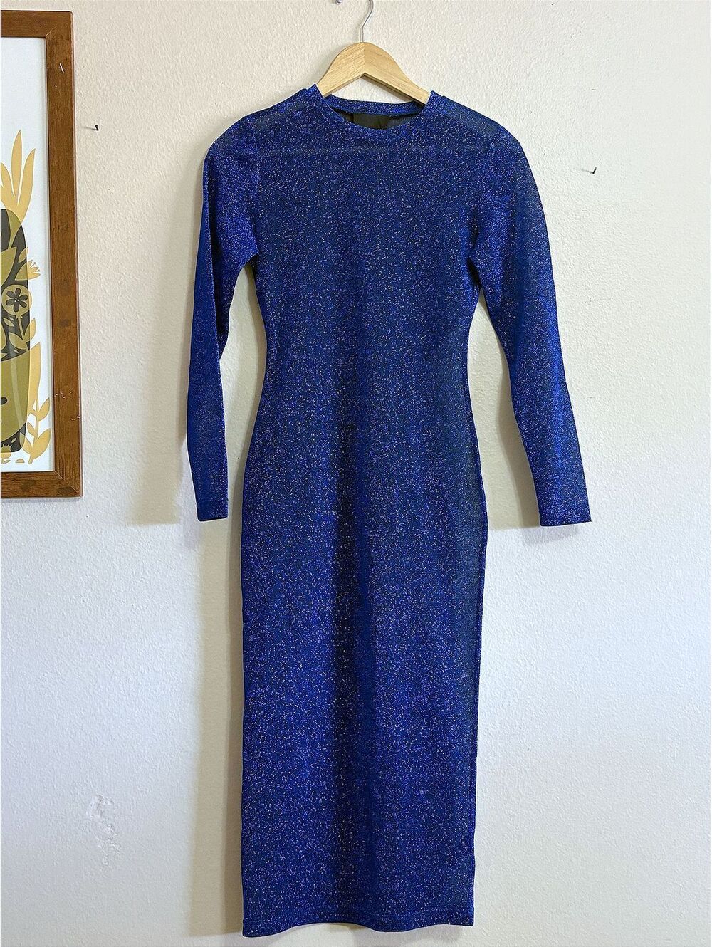 Cynthia Rowley XS Blue Shimmer Dress
